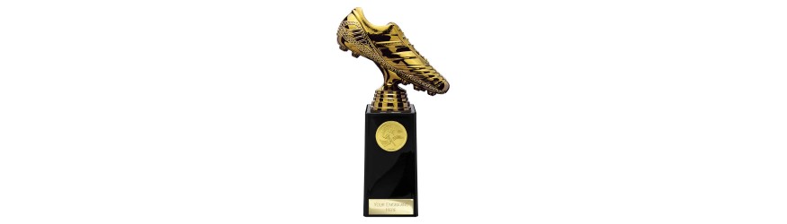 FUSION LEGEND FOOTBALL BOOT RESIN TROPHY - 5 SIZES - 13.5CM - 21CM FUSION LEGEND FOOTBALL BOOT RESIN TROPHY - 5 SIZES - 13.5CM - 21CM